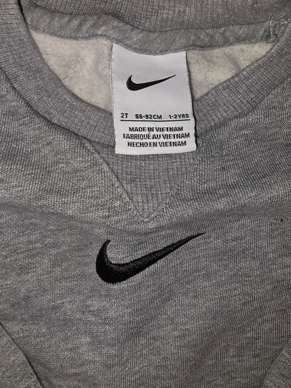Nike Toddler Grey Sweatshirt & Joggers Set